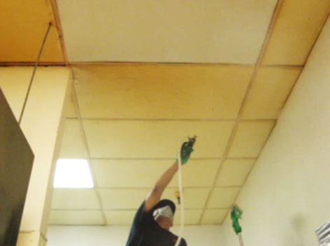 Acoustic Ceiling Tile Cleaning